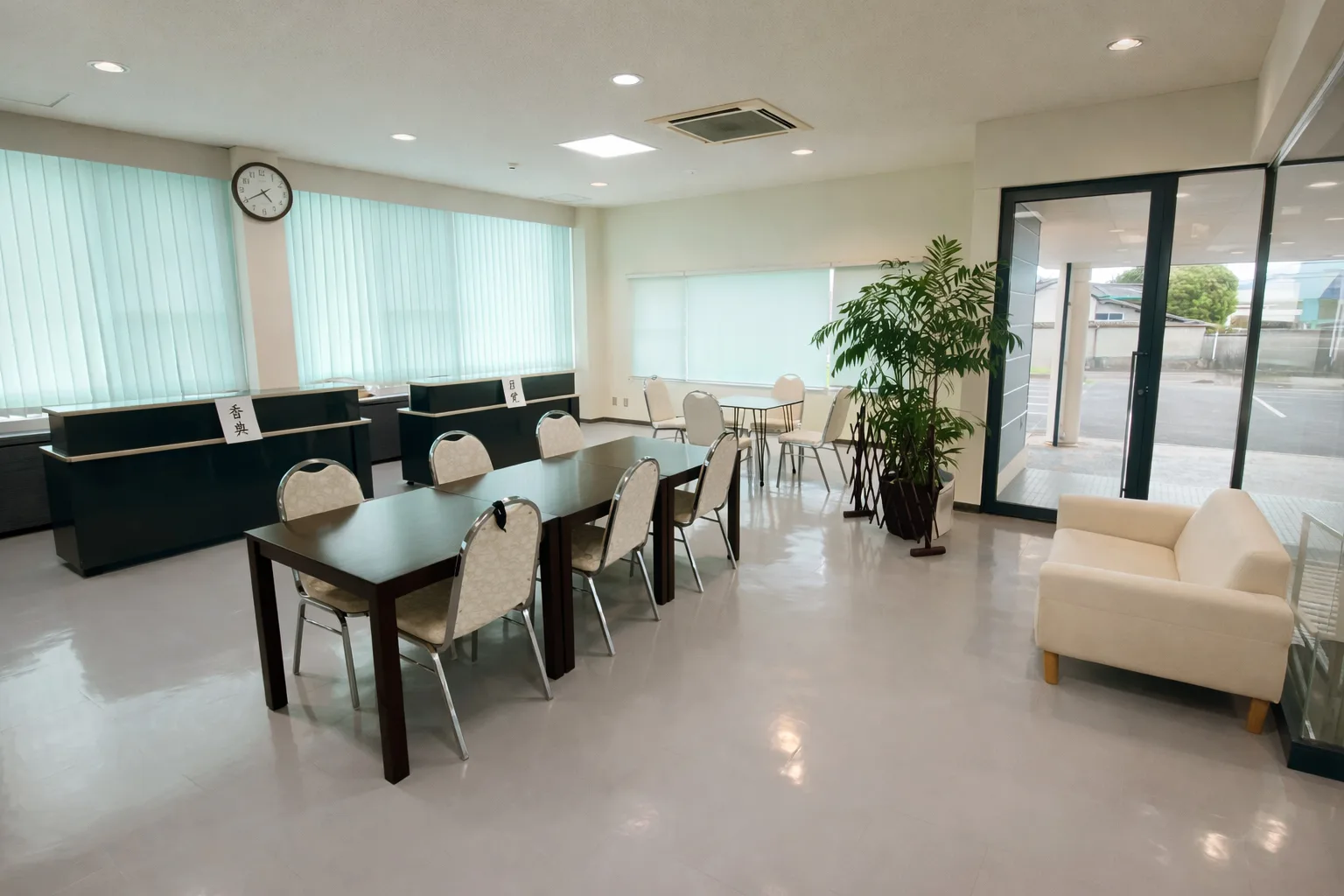 天の川セレモニー ロビー・受付